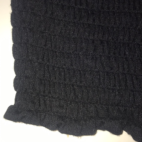 stretchy ruched midi skirt - Picture 3 of 3